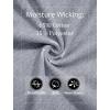 imageMAGCOMSEN Womens Long Sleeve Shirts V Neck Cotton Basic Tee Soft Breathable Casual Tops CassicFit TShirtLight Grey