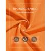 imageMAGCOMSEN Womens Long Sleeve Shirts V Neck Cotton Basic Tee Soft Breathable Casual Tops CassicFit TShirtOrange