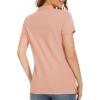 imageMAGCOMSEN Womens Polo Shirts Cotton 3Button Short Sleeve Collared Tops Summer Cool Shirt Uniform Casual ShirtsApricot
