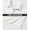 imageMAGCOMSEN Womens Polo Shirts Long Sleeve 3Button Cotton Cool Shirts Wicking Casual Business Collared Shirts TopsWhite