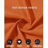 imageMAGCOMSEN Womens Cotton T Shirt VNeck Short Sleeve Shirt ClassicFit Casual Breathable Tee Summer Basic TopsDeep Orange