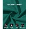 imageMAGCOMSEN Womens Cotton T Shirt VNeck Short Sleeve Shirt ClassicFit Casual Breathable Tee Summer Basic TopsEmerald Green
