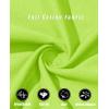 imageMAGCOMSEN Womens Cotton T Shirt VNeck Short Sleeve Shirt ClassicFit Casual Breathable Tee Summer Basic TopsFluorescent Green
