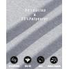 imageMAGCOMSEN Womens Cotton T Shirt VNeck Short Sleeve Shirt ClassicFit Casual Breathable Tee Summer Basic TopsLight Heather Grey