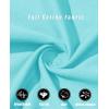 imageMAGCOMSEN Womens Cotton T Shirt VNeck Short Sleeve Shirt ClassicFit Casual Breathable Tee Summer Basic TopsLight Lakeblue