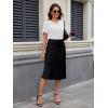 imageMAGCOMSEN Womens Cotton T Shirt VNeck Short Sleeve Shirt ClassicFit Casual Breathable Tee Summer Basic TopsWhite