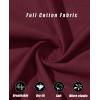 imageMAGCOMSEN Womens Cotton T Shirt VNeck Short Sleeve Shirt ClassicFit Casual Breathable Tee Summer Basic TopsWine Red