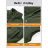 imageMAGCOMSEN Womens Puffer Down Vest Oversized Zip Up Outerwear Lightweight Winter Padded Gilet Jacket with PocketsArmy Green