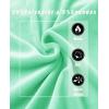 imageMAGCOMSEN Womens Velour Jackets Full Zipup Fleece Jacket 2 Zipper Pockets Lightweight Soft Casual Winter Warm CoatMint Green