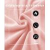 imageMAGCOMSEN Womens Velour Jackets Full Zipup Fleece Jacket 2 Zipper Pockets Lightweight Soft Casual Winter Warm CoatPink