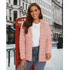 imageMAGCOMSEN Womens Hooded Puffer Jacket Lightweight Quilted Padded Coat 4 Pockets Zipup Winter Warm OuterwearApricot