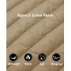 imageMAGCOMSEN Womens Hooded Puffer Jacket Lightweight Quilted Padded Coat 4 Pockets Zipup Winter Warm OuterwearKhaki