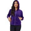 imageMAGCOMSEN Womens Velour Crop Hoodie Jacket Long Sleeve Zip Up Tops Soft Casual Velvet Jacket with PocketsPurple