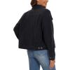 imageMAGCOMSEN Womens Corduroy Jackets Spring Jackets Soft Warm Button Down Shacket Long Sleeve Fall Outerwear with PocketsBlack