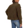 imageMAGCOMSEN Womens Corduroy Jackets Spring Jackets Soft Warm Button Down Shacket Long Sleeve Fall Outerwear with PocketsCoffee