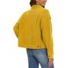 imageMAGCOMSEN Womens Corduroy Jackets Spring Jackets Soft Warm Button Down Shacket Long Sleeve Fall Outerwear with PocketsGinger