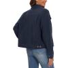 imageMAGCOMSEN Womens Corduroy Jackets Spring Jackets Soft Warm Button Down Shacket Long Sleeve Fall Outerwear with PocketsNavy