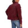 imageMAGCOMSEN Womens Corduroy Jackets Spring Jackets Soft Warm Button Down Shacket Long Sleeve Fall Outerwear with PocketsWine Red