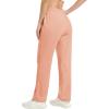 imageMAGCOMSEN Womens Fleece Pants Track Athletic Running Yoga Velour Pants Jogger Comfy Pajama Lounge SweatpantsApricot