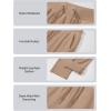 imageMAGCOMSEN Womens Fleece Pants Track Athletic Running Yoga Velour Pants Jogger Comfy Pajama Lounge SweatpantsLight Brown