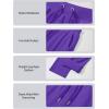 imageMAGCOMSEN Womens Fleece Pants Track Athletic Running Yoga Velour Pants Jogger Comfy Pajama Lounge SweatpantsLight Purple