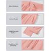 imageMAGCOMSEN Womens Fleece Pants Track Athletic Running Yoga Velour Pants Jogger Comfy Pajama Lounge SweatpantsPink