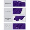imageMAGCOMSEN Womens Fleece Pants Track Athletic Running Yoga Velour Pants Jogger Comfy Pajama Lounge SweatpantsPurple