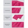 imageMAGCOMSEN Womens Fleece Pants Track Athletic Running Yoga Velour Pants Jogger Comfy Pajama Lounge SweatpantsRose