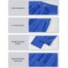 imageMAGCOMSEN Womens Fleece Pants Track Athletic Running Yoga Velour Pants Jogger Comfy Pajama Lounge SweatpantsSea Blue