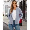 imageMAGCOMSEN Womens Jacket Lightweight Bomber Jackets 5 Pockets Windbreaker Zipup Casual Moto OutwearLight Grey
