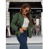imageMAGCOMSEN Womens Lightweight Bomber Jackets Zip Up Casual Coat Spring Fall Windbreaker Outerwear with PocketsArmy Green