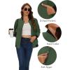 imageMAGCOMSEN Womens Lightweight Bomber Jackets Zip Up Casual Coat Spring Fall Windbreaker Outerwear with PocketsArmy Green