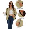 imageMAGCOMSEN Womens Lightweight Bomber Jackets Zip Up Casual Coat Spring Fall Windbreaker Outerwear with PocketsKhaki
