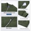 imageMAGCOMSEN Womens Diamond Quilted Jackets Lightweight Casual Bomber Jacket Warm Cotton Padded Coats with 2 PocketsArmy Green