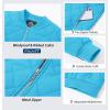 imageMAGCOMSEN Womens Diamond Quilted Jackets Lightweight Casual Bomber Jacket Warm Cotton Padded Coats with 2 PocketsIce Blue