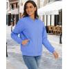 imageMAGCOMSEN Womens Diamond Quilted Jackets Lightweight Casual Bomber Jacket Warm Cotton Padded Coats with 2 PocketsLight Blue
