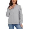 imageMAGCOMSEN Womens Diamond Quilted Jackets Lightweight Casual Bomber Jacket Warm Cotton Padded Coats with 2 PocketsLight Grey