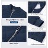 imageMAGCOMSEN Womens Diamond Quilted Jackets Lightweight Casual Bomber Jacket Warm Cotton Padded Coats with 2 PocketsNavy Blue