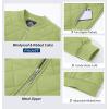 imageMAGCOMSEN Womens Diamond Quilted Jackets Lightweight Casual Bomber Jacket Warm Cotton Padded Coats with 2 PocketsOlive Green