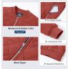 imageMAGCOMSEN Womens Diamond Quilted Jackets Lightweight Casual Bomber Jacket Warm Cotton Padded Coats with 2 PocketsOrange Red