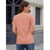 imageMAGCOMSEN Womens TShirts Cotton ShortSleeve Shirts CrewNeck Tees ClassicFit Breathable Casual Summer TopsApricot