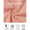 imageMAGCOMSEN Womens TShirts Cotton ShortSleeve Shirts CrewNeck Tees ClassicFit Breathable Casual Summer TopsApricot