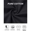 imageMAGCOMSEN Womens TShirts Cotton ShortSleeve Shirts CrewNeck Tees ClassicFit Breathable Casual Summer TopsBlack