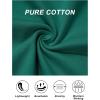 imageMAGCOMSEN Womens TShirts Cotton ShortSleeve Shirts CrewNeck Tees ClassicFit Breathable Casual Summer TopsEmerald Green