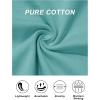 imageMAGCOMSEN Womens TShirts Cotton ShortSleeve Shirts CrewNeck Tees ClassicFit Breathable Casual Summer TopsGrey Green