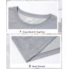 imageMAGCOMSEN Womens TShirts Cotton ShortSleeve Shirts CrewNeck Tees ClassicFit Breathable Casual Summer TopsLight Grey Heather