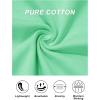 imageMAGCOMSEN Womens TShirts Cotton ShortSleeve Shirts CrewNeck Tees ClassicFit Breathable Casual Summer TopsMint Green