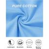 imageMAGCOMSEN Womens TShirts Cotton ShortSleeve Shirts CrewNeck Tees ClassicFit Breathable Casual Summer TopsWaterfall Blue