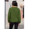imageMAGCOMSEN Womens Corduroy Jacket Sherpa Fleece Lined Warm Winter Coat Button Down Casual Jacket with PocketsArmy Green