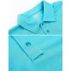 imageMAGCOMSEN Mens Polo Shirt Quick Dry Performance Short Sleeve Tactical Shirts Pique Jersey Golf ShirtIce Blueshort